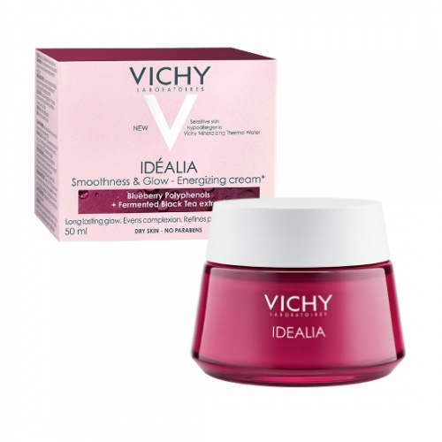 Vichy Idealia Day Cream Smoothness & Glow Engergizing Dry Skin 50ml